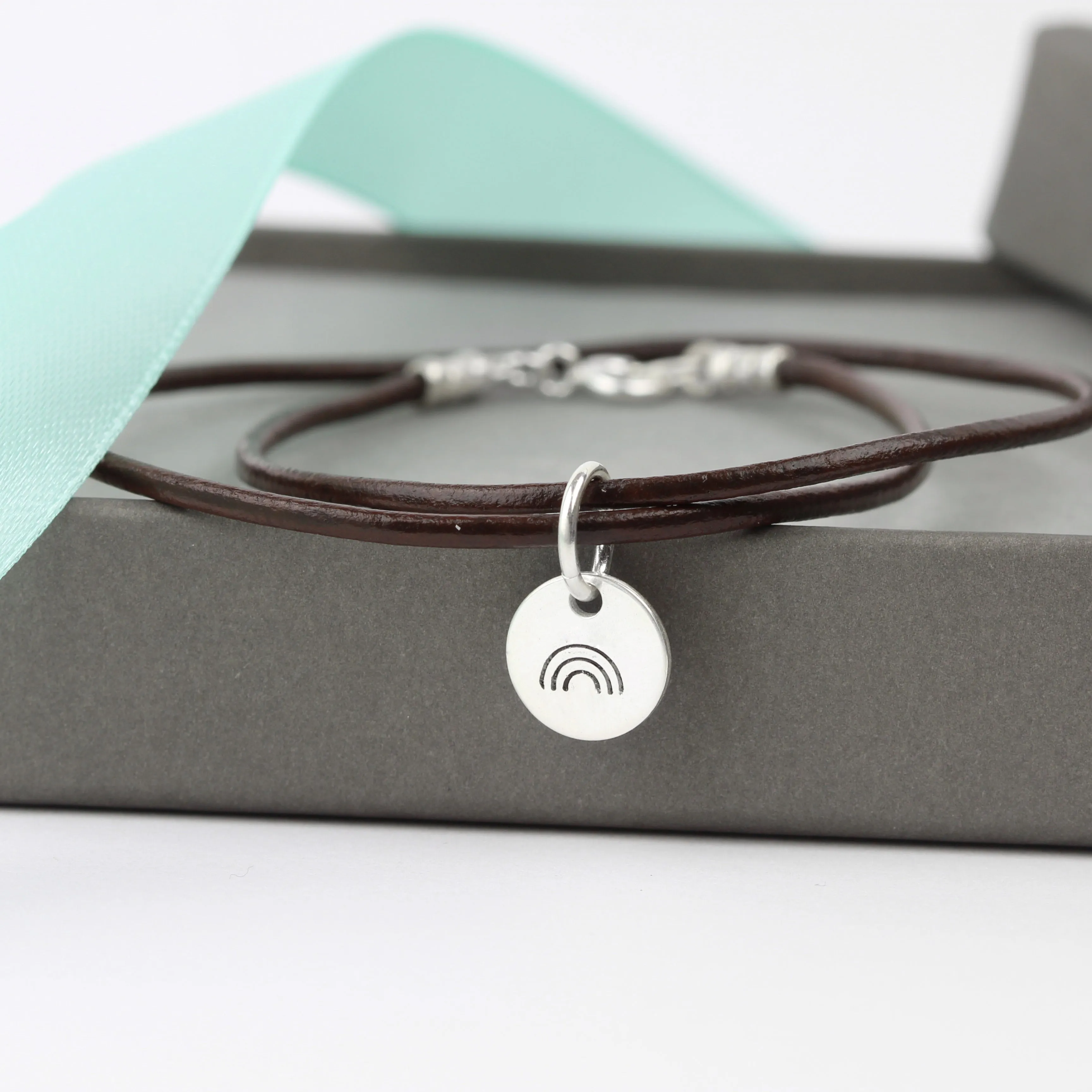 Rainbow Leather Bracelet