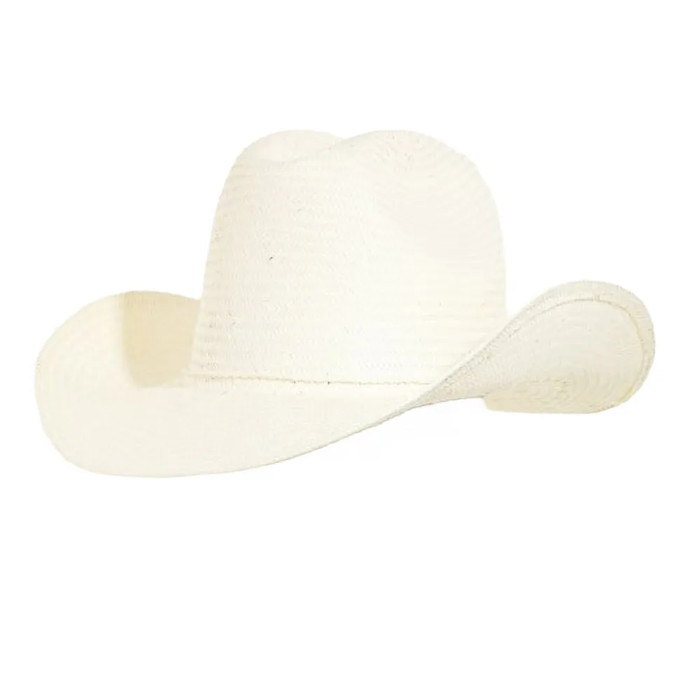 Straw Braided Cowboy Hat