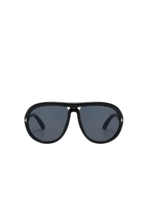 Tab Black Sunglasses