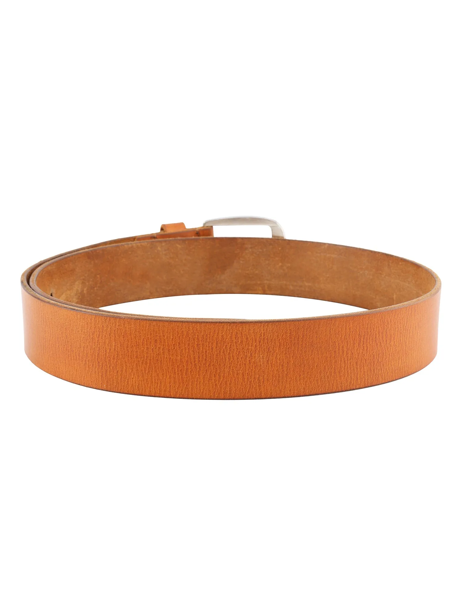 Tan Genuine Leather Men's Belt