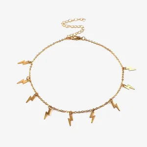 Tassel Pendant Necklace Creative Gold Silver
