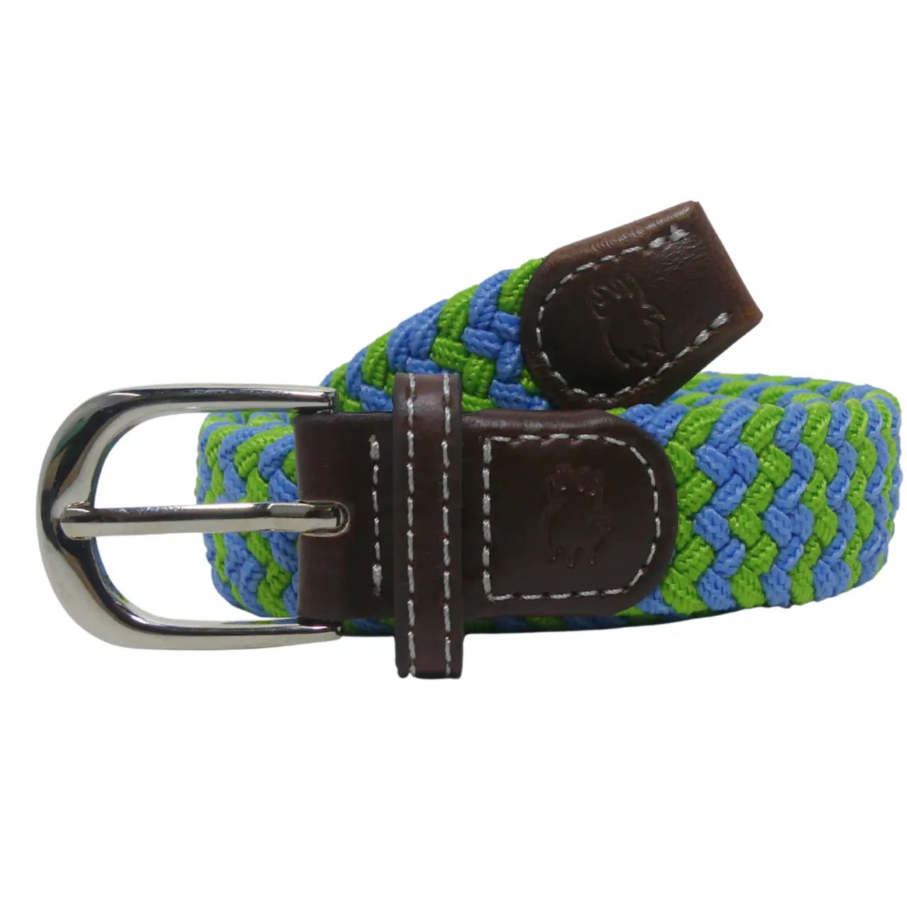 The Lil' Bermuda Kid's Herringbone Woven Stretch Belt