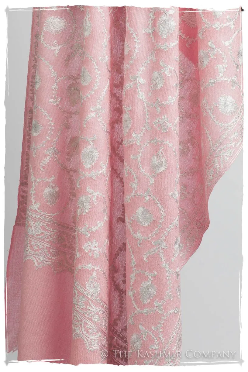 The Sophistiqué Argent Rose Jardin Shawl