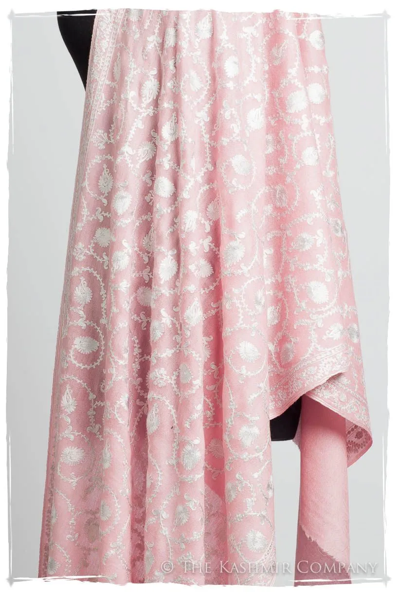 The Sophistiqué Argent Rose Jardin Shawl