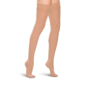 Therafirm Women's Thigh Highs w/Lace Band 15-20 mmHg