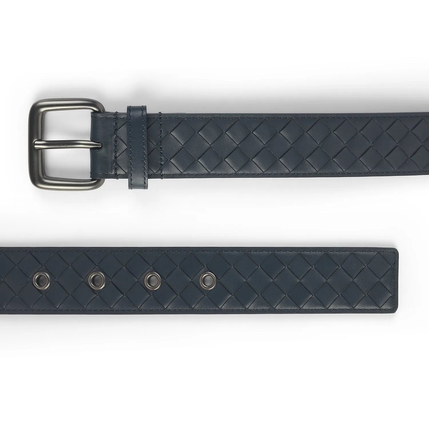Tresmode Zeg Blue Men's Leather Belt