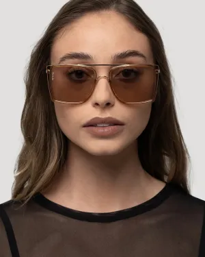 VELDA SUNGLASSES TRANS COFFEE/BROWN