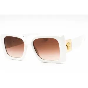 Versace Women's Sunglasses - White Oversized Shape Frame Brown Lens | 0VE4467U 546213