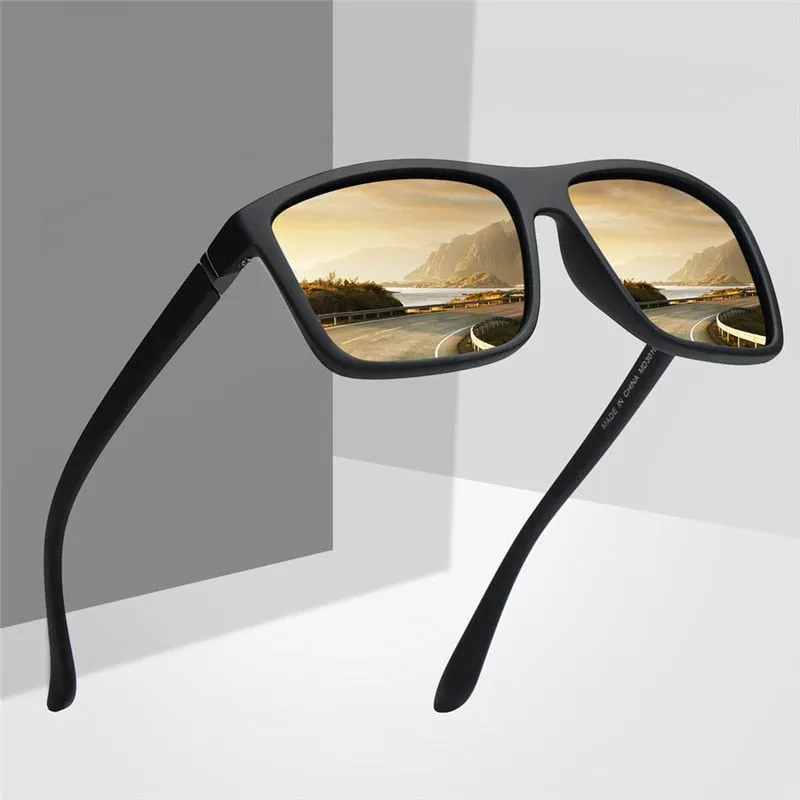 Vintage Retro Sunglasses Men Polarized Minus Prescription Classic Pilot Sun Glasses for Men Driving UV400 Square Male Sunglasses