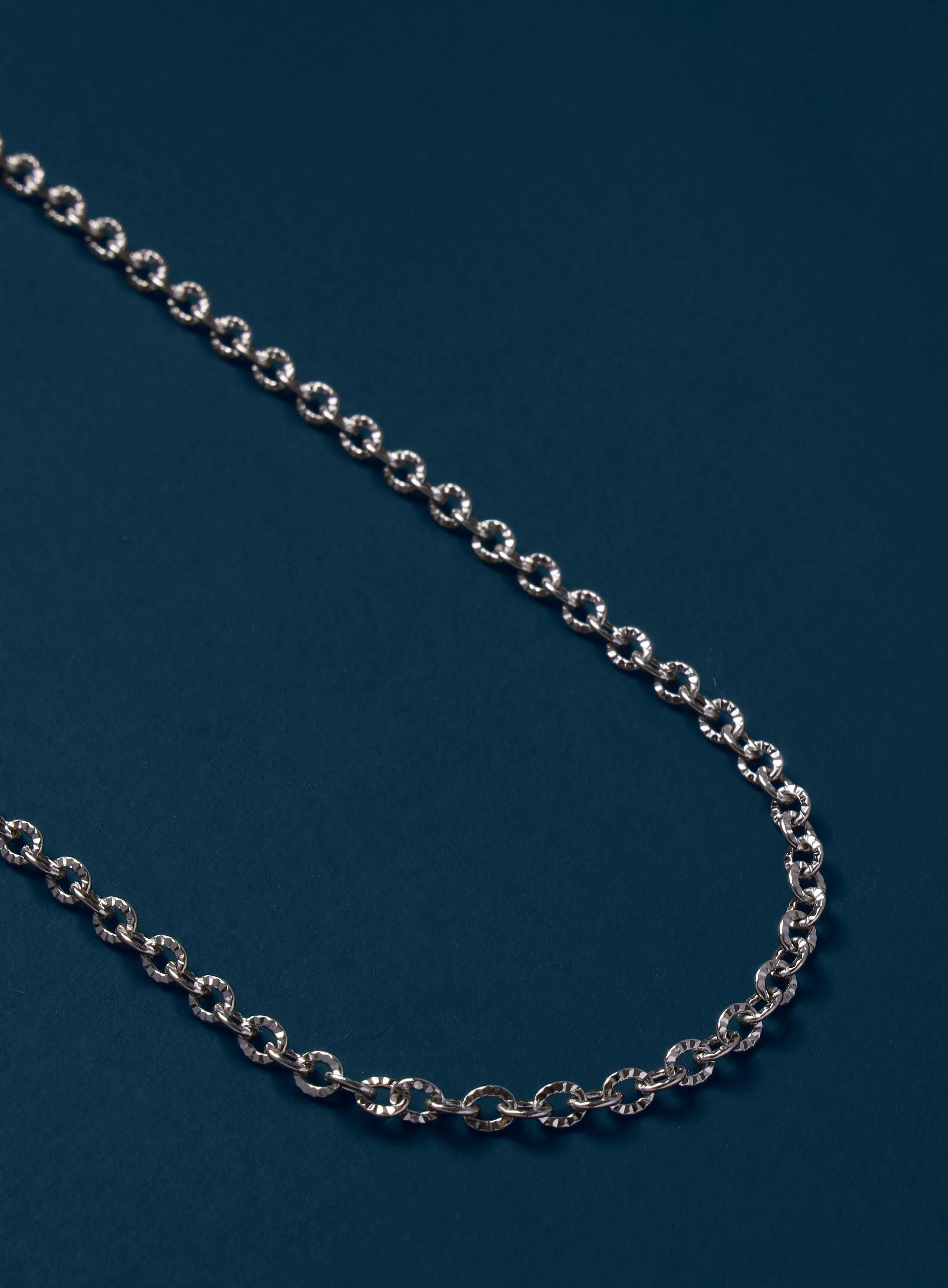 Waterproof 3mm 316L Stainless Steel Classic Cable Chain Necklace