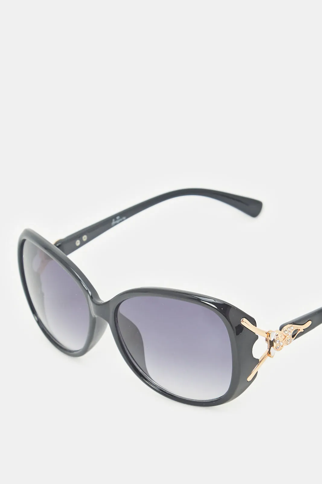 Women Black Oversized Sunglasses