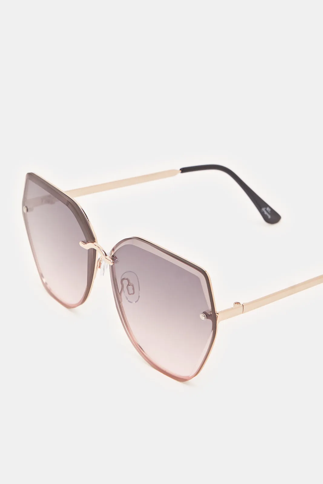 Women Lilac Oversized Sunglasses