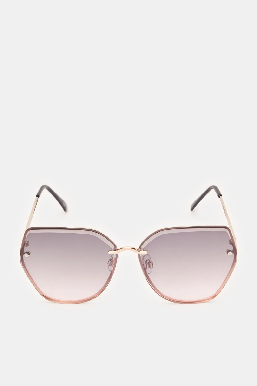Women Lilac Oversized Sunglasses