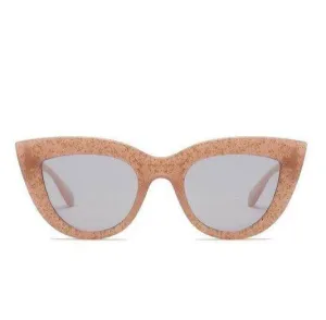 Women Round Fashion Cat Eye Sunglasses