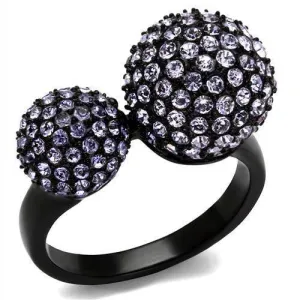 Women's Rings - TK2285 - IP Black(Ion Plating) Stainless