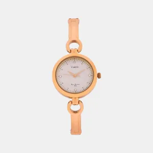 Women's White Analog Stainless Steel Watch TWEL11422